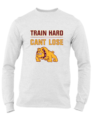 Big Spring Bulldogs Train Hard, Can't Lose Men's Premium LS T-Shirt