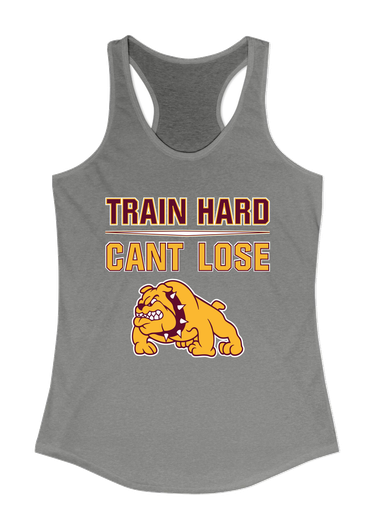 Big Spring Bulldogs Train Hard, Can't Lose Women's Tank Top