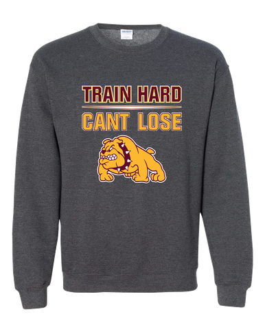 Big Spring Bulldogs Train Hard, Can't Lose Men's Sweatshirt