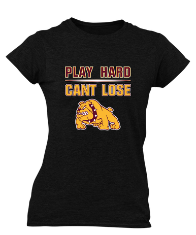 Big Spring Bulldogs Play Hard, Can't Lose Women's Premium SS T-Shirt