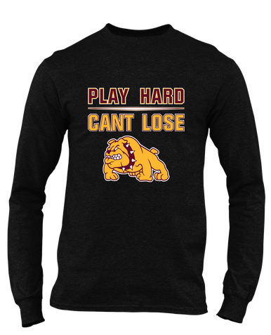 Big Spring Bulldogs Play Hard, Can't Lose Men's Premium LS T-Shirt