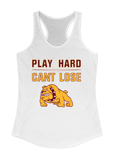 Big Spring Bulldogs Play Hard, Can't Lose Women's Tank Top