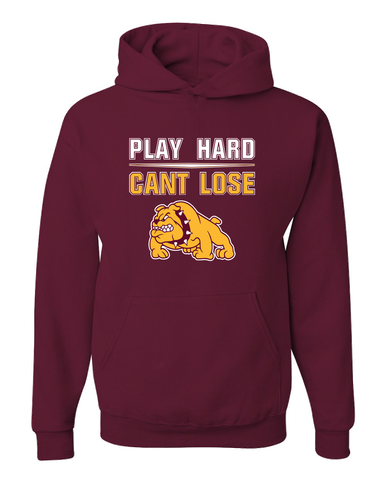 Big Spring Bulldogs Play Hard, Can't Lose Men's Premium Hoodie
