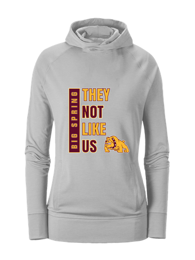 Big Spring Bulldogs They Not Like Us #1 Women's Hoodie