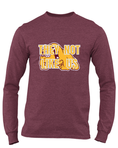 Big Spring Bulldogs They Not Like Us #2 Men's LS T-Shirt