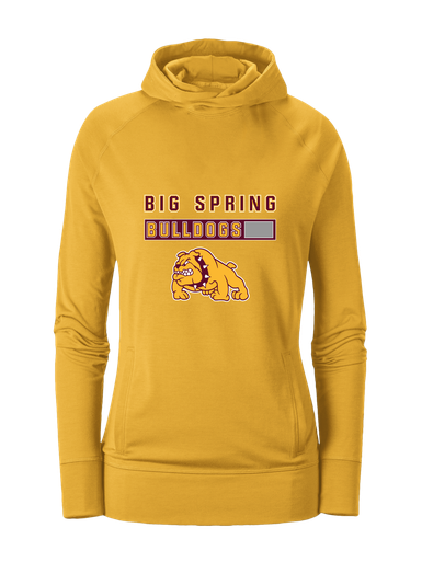 Big Spring Bulldogs Mascot #7 Women's Hoodie