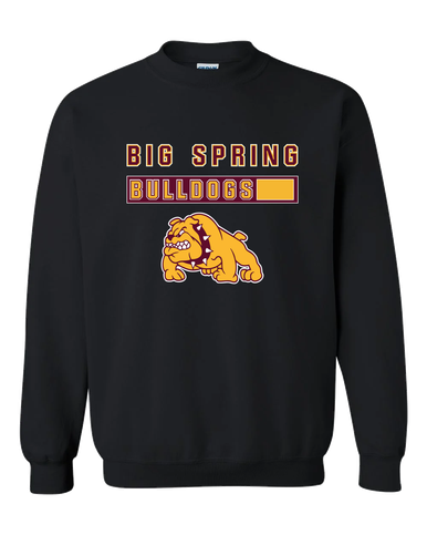 Big Spring Bulldogs Mascot #7 Men's Sweatshirt