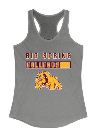 Big Spring Bulldogs Mascot #7 Women's Tank Top