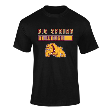 Big Spring Bulldogs Mascot #7 Men's SS T-Shirt