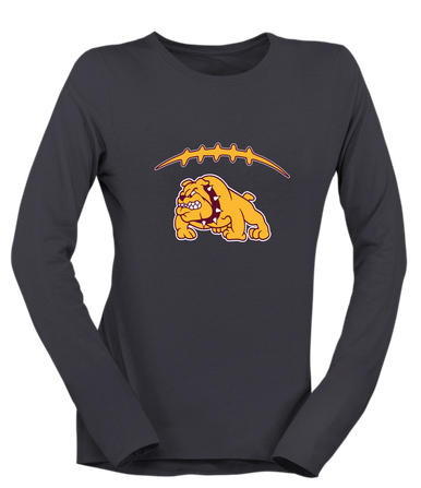 Big Spring Bulldogs Football #2 Women's Premium LS T-Shirt