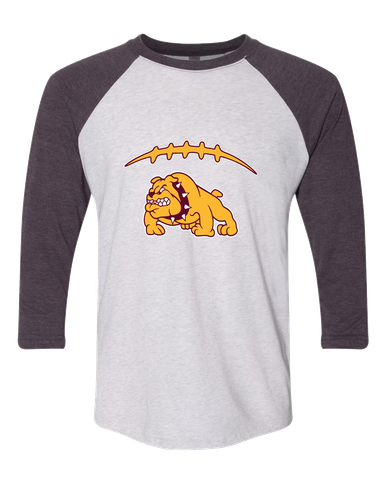 Big Spring Bulldogs Football #2 Women's Baseball T-Shirt
