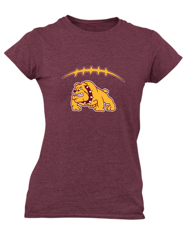 Big Spring Bulldogs Football #2 Women's Premium SS T-Shirt