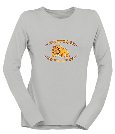 Big Spring Bulldogs Football #3 Women's Premium LS T-Shirt