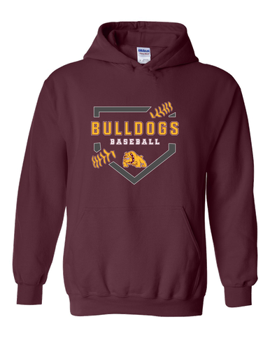 Big Spring Bulldogs Baseball #2 Men's Hoodie
