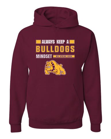 Big Spring Bulldogs Mindset Men's Premium Hoodie