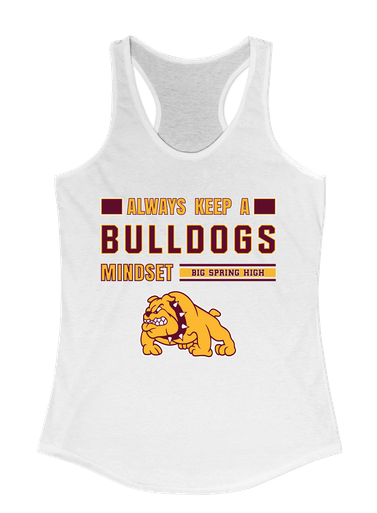 Big Spring Bulldogs Mindset Women's Tank Top