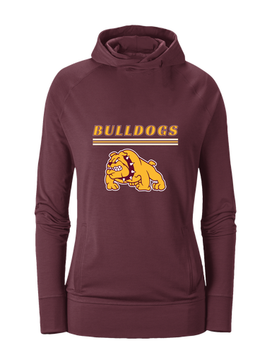 Big Spring Bulldogs Mascot #8 Women's Hoodie