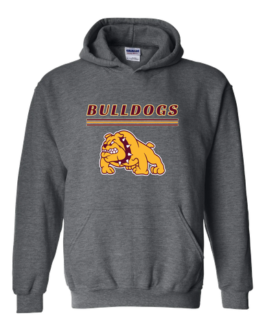 Big Spring Bulldogs Mascot #8 Men's Hoodie