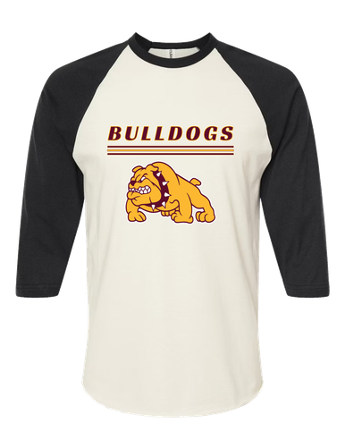 Big Spring Bulldogs Mascot #8 Women's Baseball T-Shirt