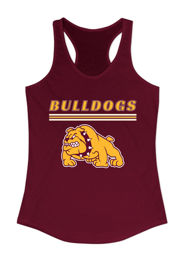 Big Spring Bulldogs Mascot #8 Women's Tank Top