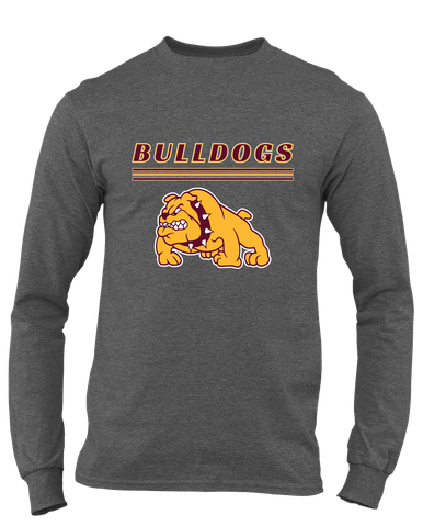 Big Spring Bulldogs Mascot #8 Men's LS T-Shirt