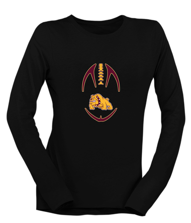 Big Spring Bulldogs Football #4 Women's LS T-Shirt