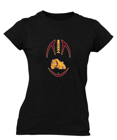 Big Spring Bulldogs Football #4 Women's Premium SS T-Shirt
