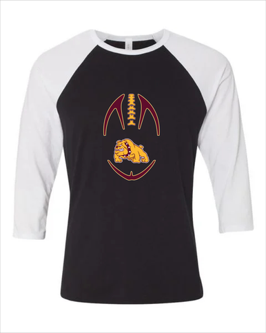 Big Spring Bulldogs Football #4 Women's Baseball T-Shirt