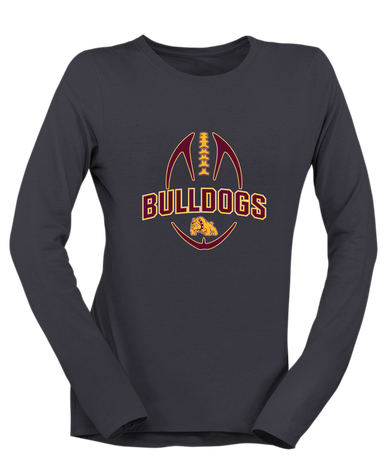 Big Spring Bulldogs Football #5 Women's LS T-Shirt