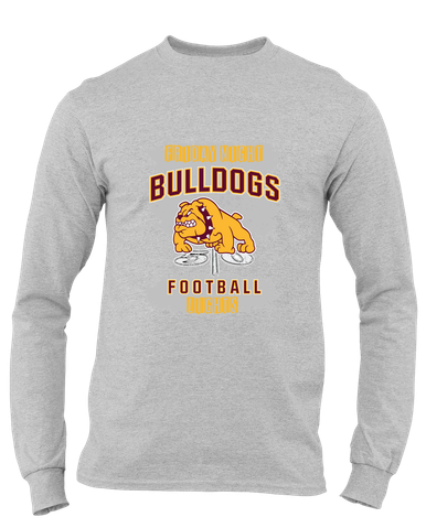Big Spring Bulldogs Football #6 Men's Premium LS T-Shirt