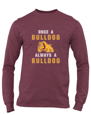 Big Spring Bulldogs Once A Men's LS T-Shirt