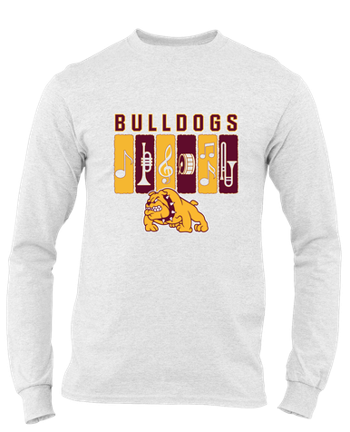 Big Spring Bulldogs Band # 2 Men's LS T-Shirt