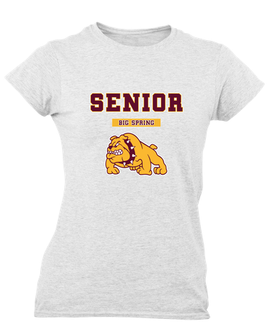 Big Spring Bulldogs Senior #2 Women's SS T-Shirt