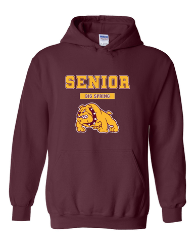 Big Spring Bulldogs Senior #2 Men's Hoodie