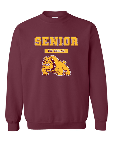 Big Spring Bulldogs Senior #2 Men's Sweatshirt
