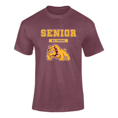 Big Spring Bulldogs Senior #2 Men's SS T-Shirt