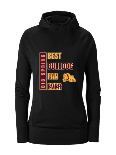 Big Spring Bulldogs Best Bulldog Fan Women's Hoodie