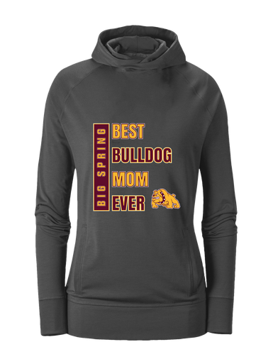 Big Spring Bulldogs Best Bulldog Mom Women's Hoodie