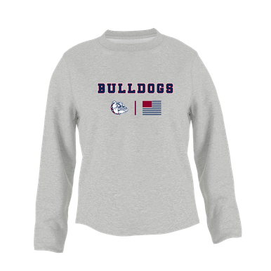 Sierra Linda Bulldogs Team Colors Flag Women's Sweatshirt