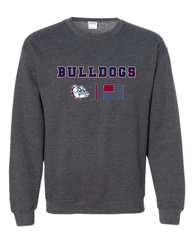 Sierra Linda Bulldogs Team Colors Flag Men's Sweatshirt