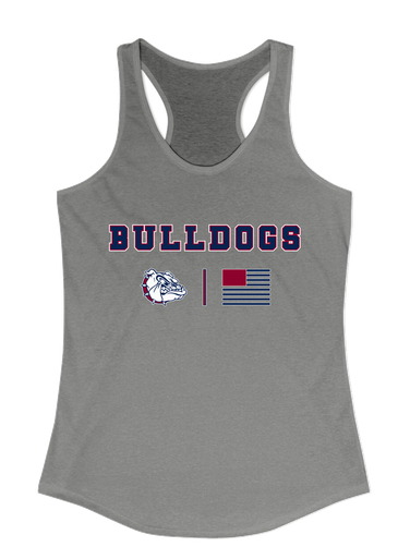 Sierra Linda Bulldogs Team Colors Flag Women's Tank Top