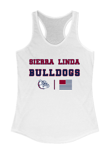 Sierra Linda Bulldogs Spirit Flag Women's Tank Top