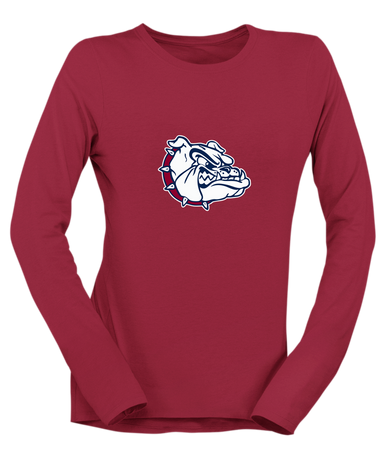 Sierra Linda Bulldogs Mascot #1 Women's Premium LS T-Shirt