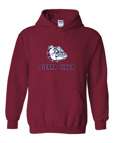 Sierra Linda Bulldogs Mascot #2 Men's Hoodie