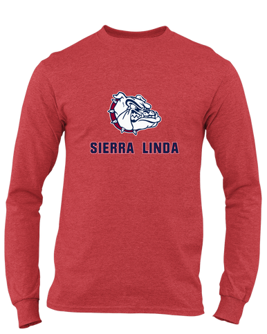 Sierra Linda Bulldogs Mascot #2 Men's LS T-Shirt
