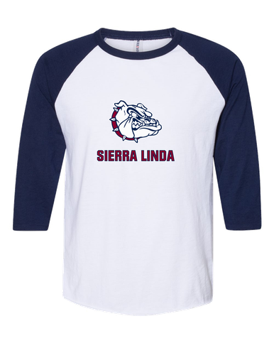 Sierra Linda Bulldogs Mascot #2 Women's Baseball T-Shirt