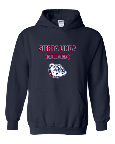 Sierra Linda Bulldogs Mascot #3 Men's Hoodie