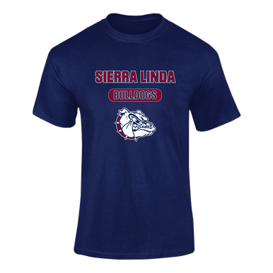 Sierra Linda Bulldogs Mascot #3 Men's SS T-Shirt