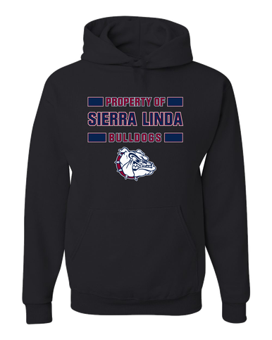 Sierra Linda Bulldogs Property Of Men's Premium Hoodie