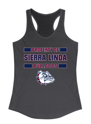Sierra Linda Bulldogs Property Of Women's Tank Top